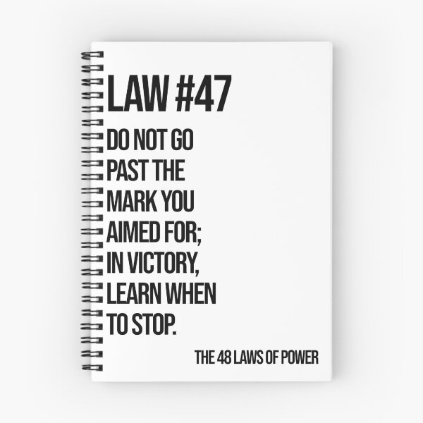Item preview, Law 47 Poster – 48 Laws of Power designed and sold by Enea Kelo.