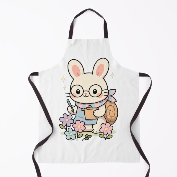 Item preview, Kawaii Flower Sorter Bunny – Cute Gardening Sticker designed and sold by Tenpercentluck.
