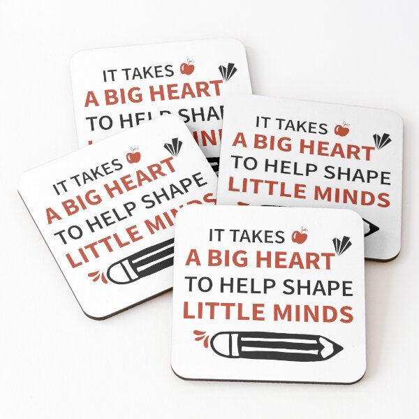 Item preview, It Takes A Big Heart to Help Shape Little Minds designed and sold by mybegoniatee.