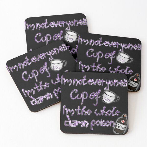 Item preview, Not Everyone’s Cup of Tea – Bold Handwritten Glow Quote Design designed and sold by THE JAVE STUDIOS.