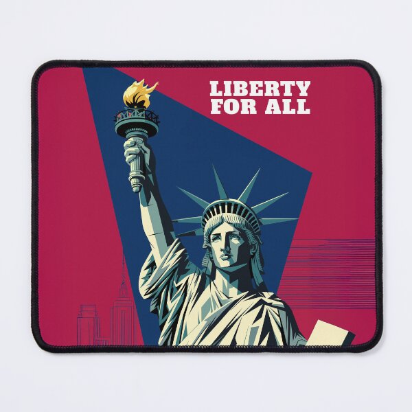 Item preview, LIBERTY FOR ALL – Pro-Democracy designed and sold by Wander X Design.