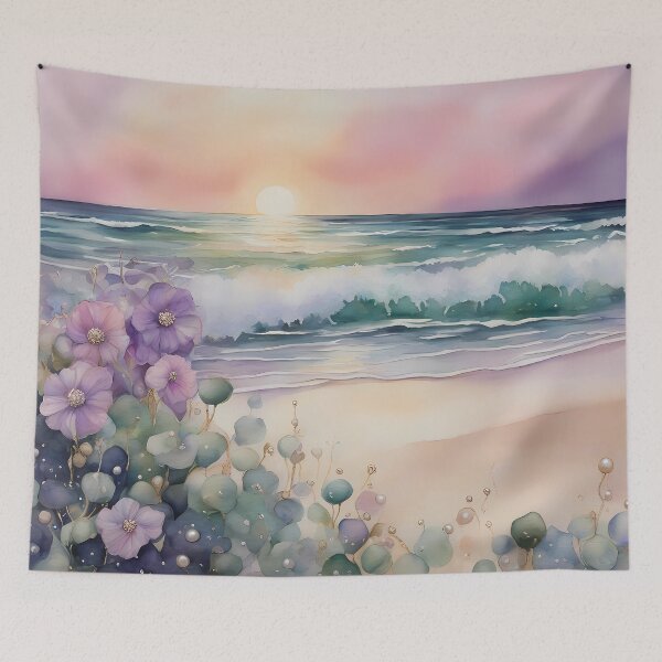 Item preview, Turquoise Sea and Purple Sky designed and sold by CalmnessbyChoice.