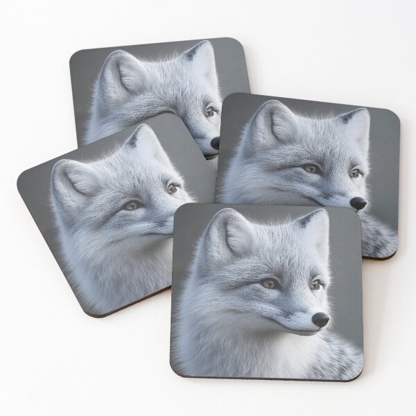 Item preview, marble fox designed and sold by ArtfulPlay.