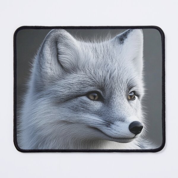 Item preview, marble fox designed and sold by ArtfulPlay.