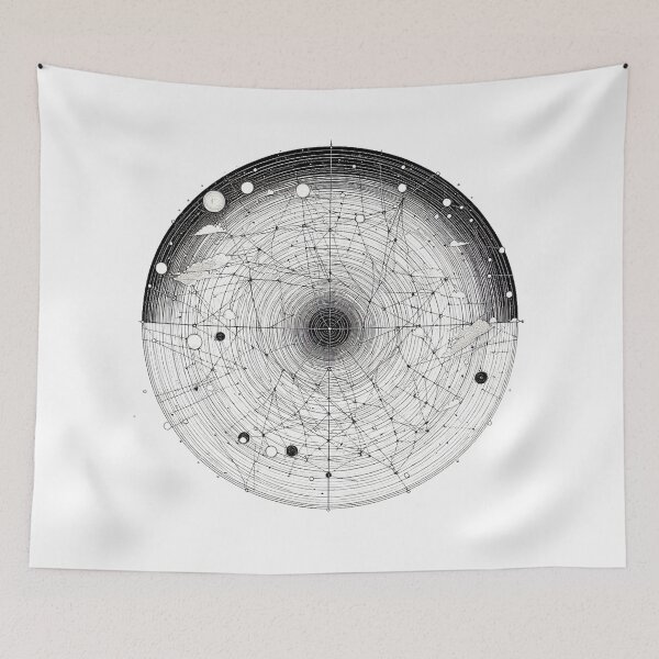 Item preview, Constellation Line Art Circle 2 designed and sold by Nucleus9.