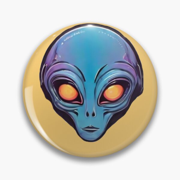 Item preview, Blue Alien Head  designed and sold by Rislam.