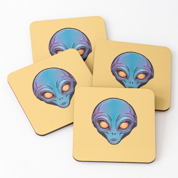 Item preview, Blue Alien Head  designed and sold by Rislam.