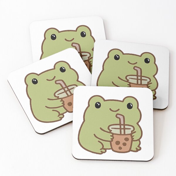 Item preview, Boba Frog designed and sold by BlushPastelMuse.
