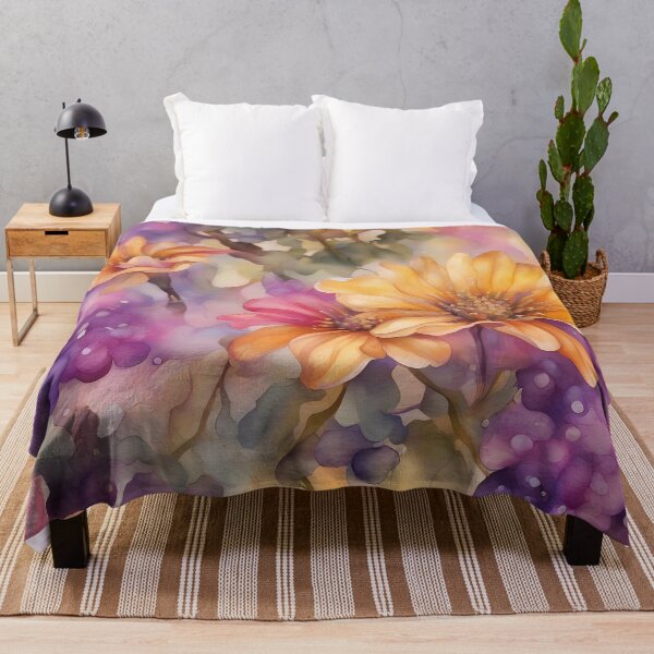 Item preview, Flores de acuarela amarillas y uvas moradas designed and sold by CalmnessbyChoice.