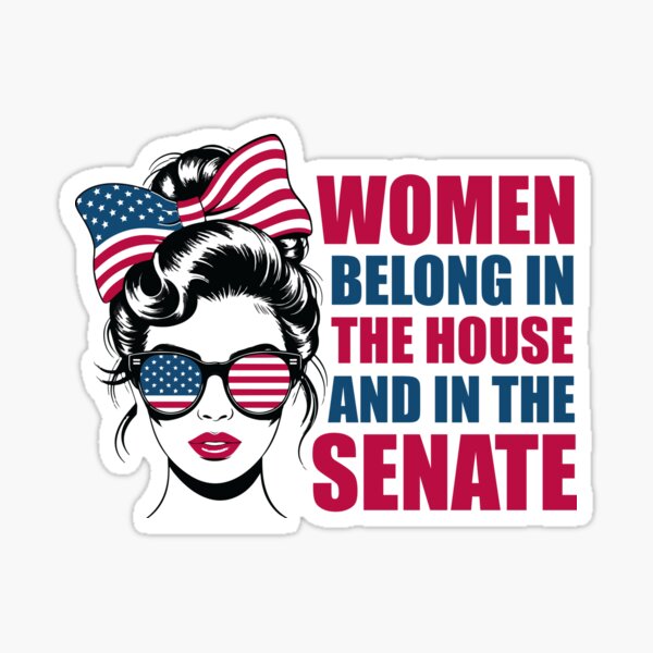 Item preview, Feminist American Woman Funny Quote designed and sold by Epic Love Designs.