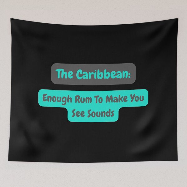Item preview, The Caribbean: Enough Rum to Make You See Sounds designed and sold by Barefoot and Booked.