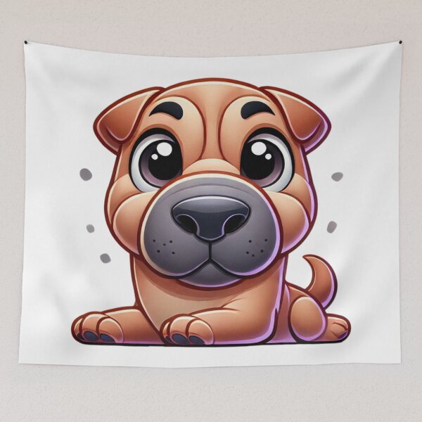Item preview, Adorable Chinese Shar-Pei designed and sold by Sillytoe.