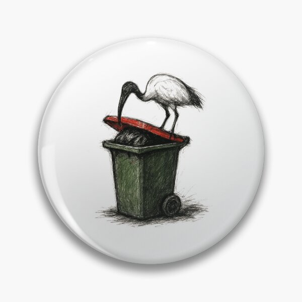 Item preview, Bin Chicken – Aussie Ibis Trash King designed and sold by LeoDaVinki.