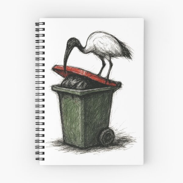 Item preview, Bin Chicken – Aussie Ibis Trash King designed and sold by LeoDaVinki.