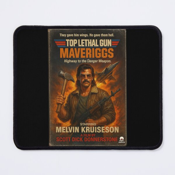 Item preview, TOP GUN MEETS LETHAL WEAPON : TOP LETHAL WEAPON MAVERIGGS designed and sold by AfrocalypseCo.