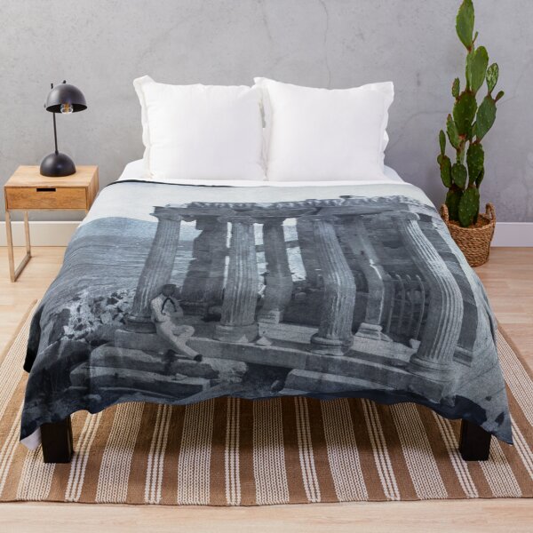 Item preview, Temple of Wingless Victory, Athenian Acropolis Antique Photograph designed and sold by WillowNox7.