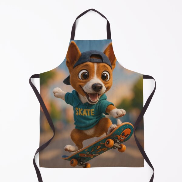 Item preview, Skater Basenji designed and sold by Sillytoe.
