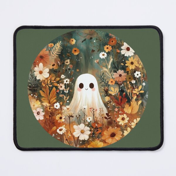 Item preview, Boho Cottagecore Floral Ghost – Soft Pastel Abstract Circular Art designed and sold by Dream Circuit .