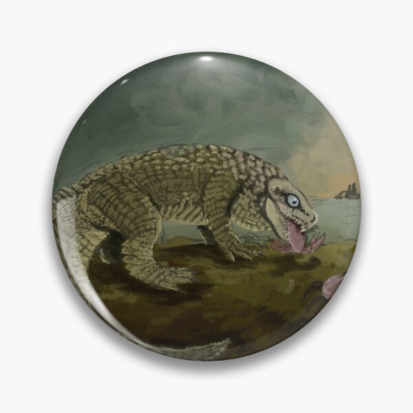 Item preview, Mekosuchus Oilpaint designed and sold by Driptosaurus.
