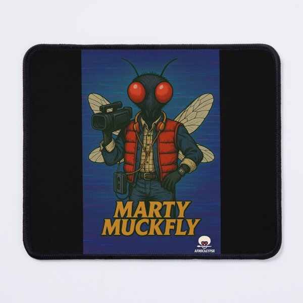 Item preview, MARTY MCFLY MEETS THE FLY in MARTY MUCKFLY designed and sold by AfrocalypseCo.
