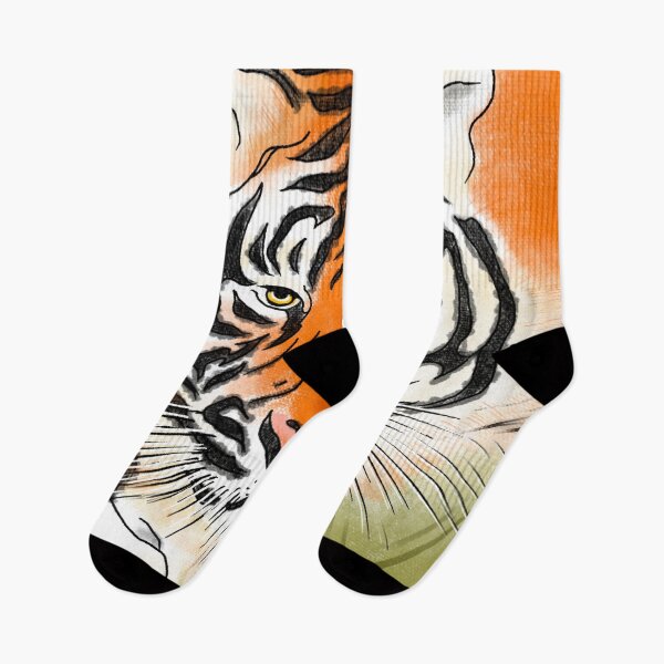 Item preview, Handrawn Tiger Stamp Design designed and sold by Cat-and-Panda.