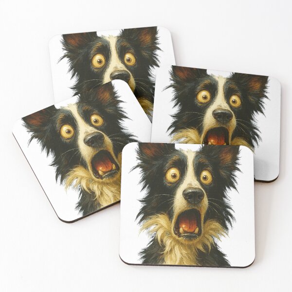 Item preview, Border Collie in shock – When the treats run out designed and sold by Snuffolino.