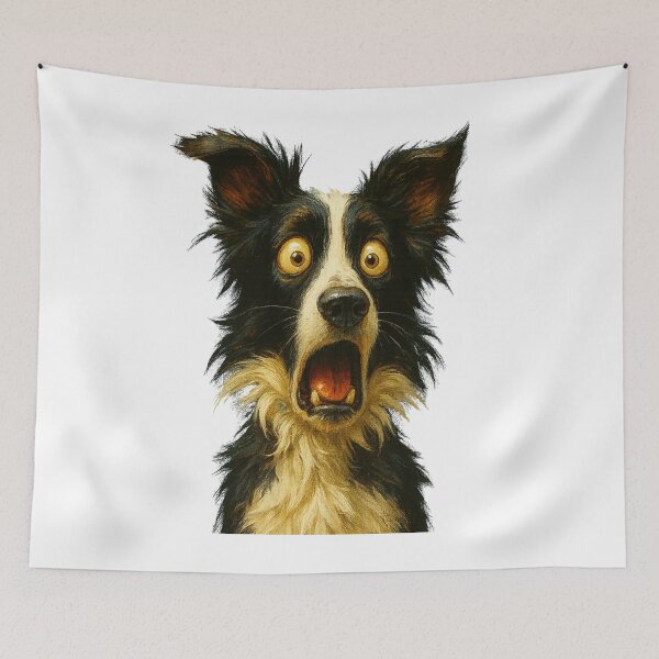 Item preview, Border Collie in shock – When the treats run out designed and sold by Snuffolino.