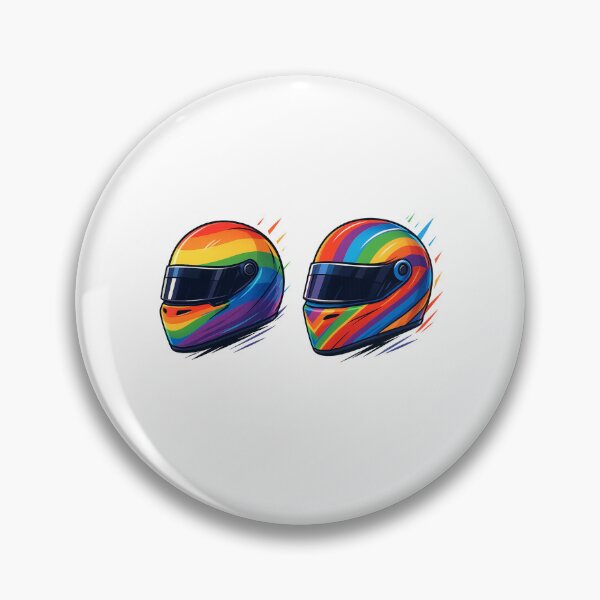 Artikelvorschau, Pride Month Rennhelme – Regenbogen-Stil entworfen und verkauft von HotGirlsWatchRacing .