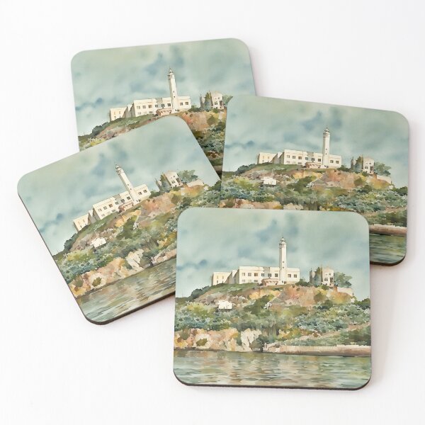 Item preview, Overgrown Alcatraz designed and sold by RCWatercolours.