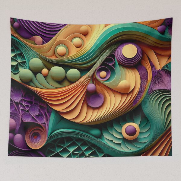 Item preview, Colorful Abstract Art 74 designed and sold by Vicky Brago-Mitchell®.
