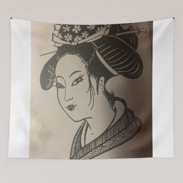 Item preview, Geisha symbol tatoo style.  designed and sold by Valgasnews011.