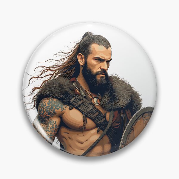 Item preview, Viking barbarian warrior designed and sold by Danh Style.