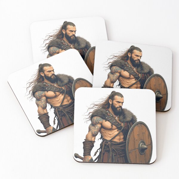 Item preview, Viking barbarian warrior designed and sold by Danh Style.