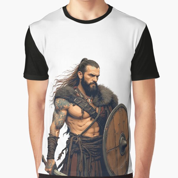 Item preview, Viking barbarian warrior designed and sold by Danh Style.