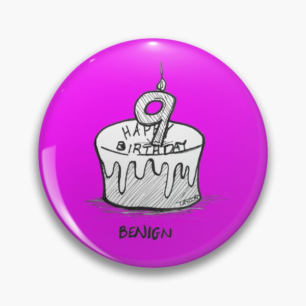 Item preview, Benign Punny Birthday Cake designed and sold by PumpkinPieComic.