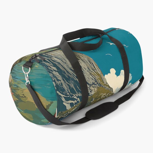 Item preview, Henningsvær Lofoten Norway Poster | Vintage Fishing Village Art designed and sold by TuncGK.