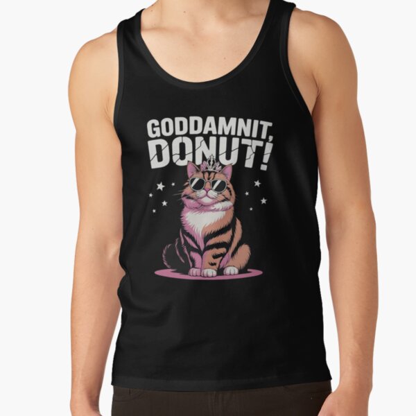 Item preview,  Funny Princess Cat Glasses Goddammit Donut designed and sold by alphnsteez.