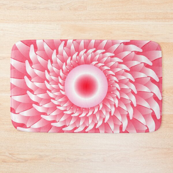 Item preview, Rose Pink Geometric Abstract Spiral Flower 8 designed and sold by Elsy's Art.