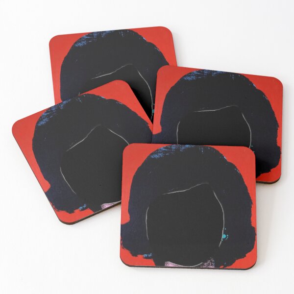 Item preview, Faceless Silhouette on Bold Red Background designed and sold by Leni Smoragdova.