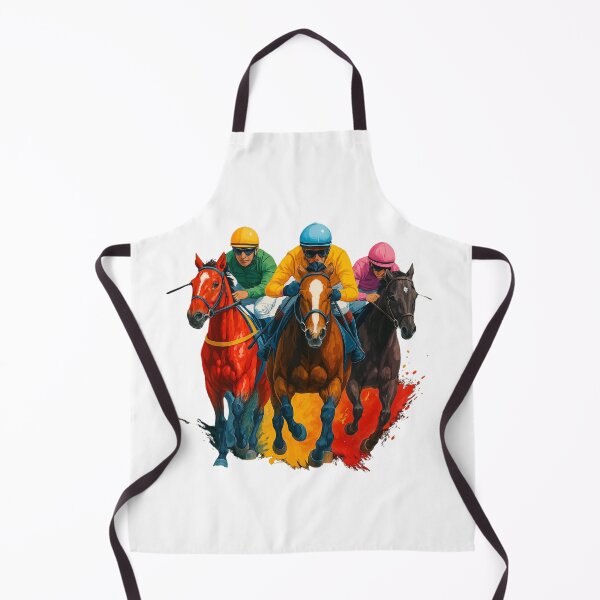 Artikelvorschau, Donnernde Hufe: Vintage-Design für Pferderennen-Jockeys entworfen und verkauft von ezuldeen48.