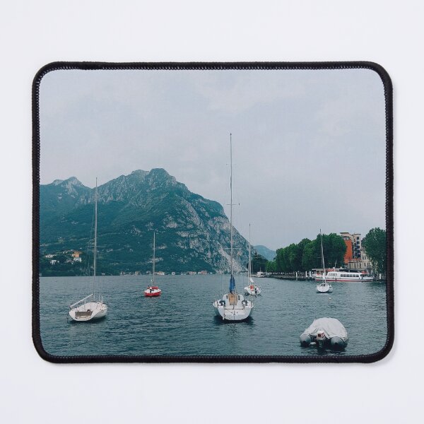 Item preview, Lake View from Lecco - Tranquil Beauty of Lake Como designed and sold by PicturesqueMind.