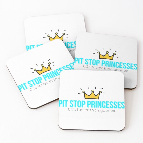 Item preview, Pit Stop Princesses – 0.2s Faster Than Your Ex designed and sold by HotGirlsWatchRacing .