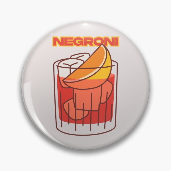 Item preview, Retro Negroni Cocktail  designed and sold by MetaMuralStudio.