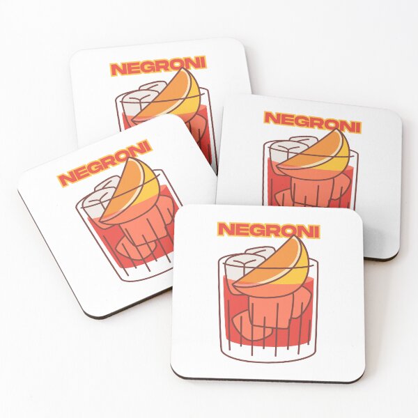 Item preview, Retro Negroni Cocktail  designed and sold by MetaMuralStudio.
