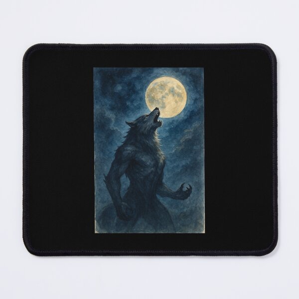 Item preview, Howling werewolf designed and sold by DanasFantasyArt.