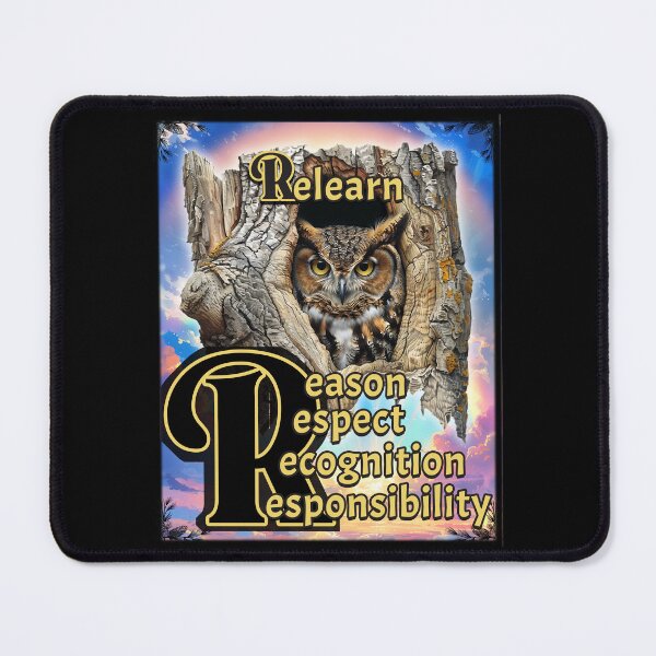 Item preview, Relearn - Reason, Respect, Recognition, Responsibility designed and sold by Karen Wood.