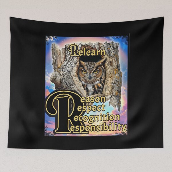 Item preview, Relearn - Reason, Respect, Recognition, Responsibility designed and sold by Karen Wood.