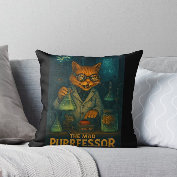 Item preview, The Mad Purrfessor designed and sold by FlagshipGoods.