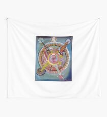 The history of the sun by Diego Manuel Wall Tapestry