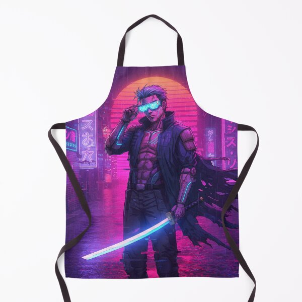 Item preview, Cyber Future Neon Warrior designed and sold by JonelleTshirts.